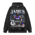 JAMES HARDEN VINTAGE HOODIE – שחור שטוף