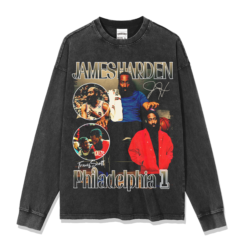 JAMES HARDEN LONG SLEEVE – שחור שטוף