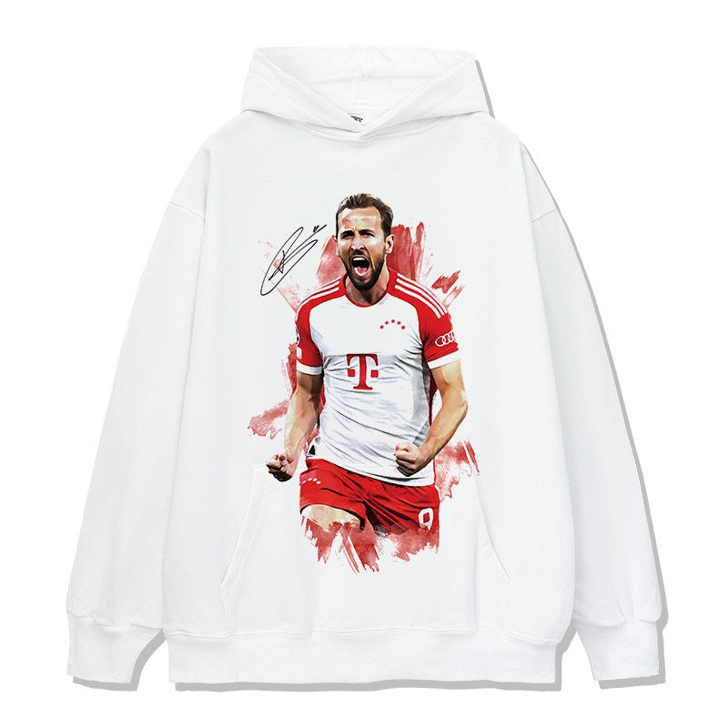 HARRY KANE VINTAGE HOODIE – לבן