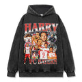 HARRY KANE VINTAGE HOODIE – שחור שטוף