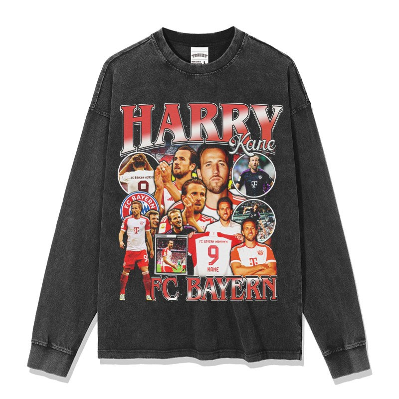 HARRY KANE LONG SLEEVE – שחור שטוף