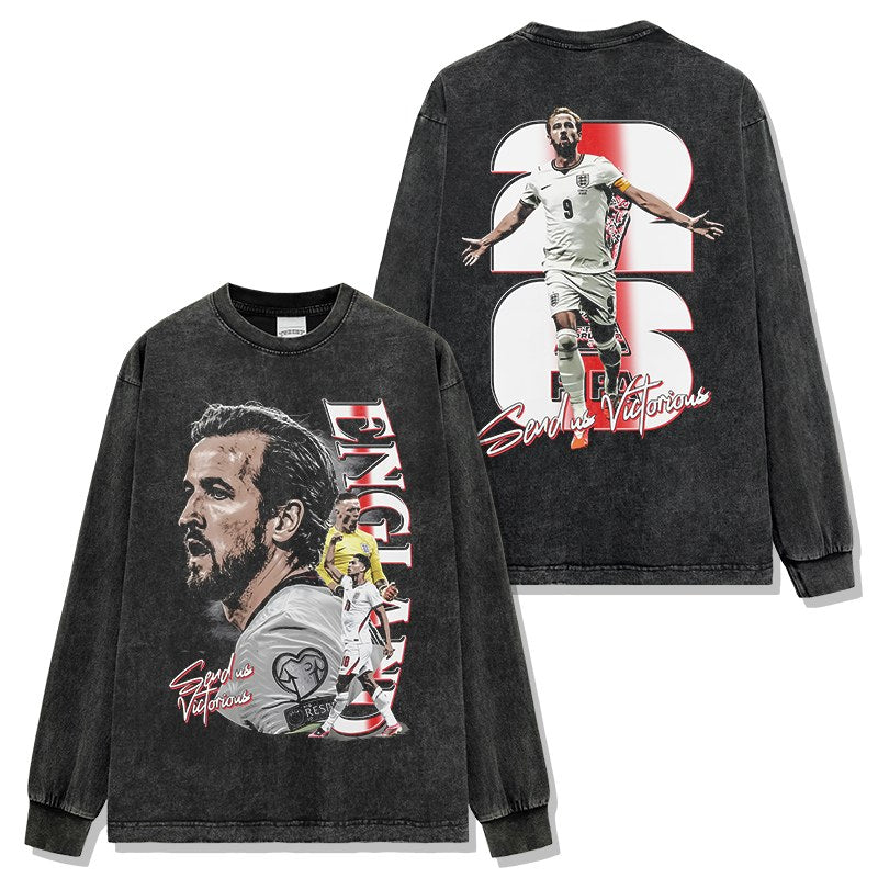 HARRY KANE LONG SLEEVE – שחור שטוף