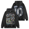 HATEM BEN ARFA VINTAGE HOODIE – שחור שטוף