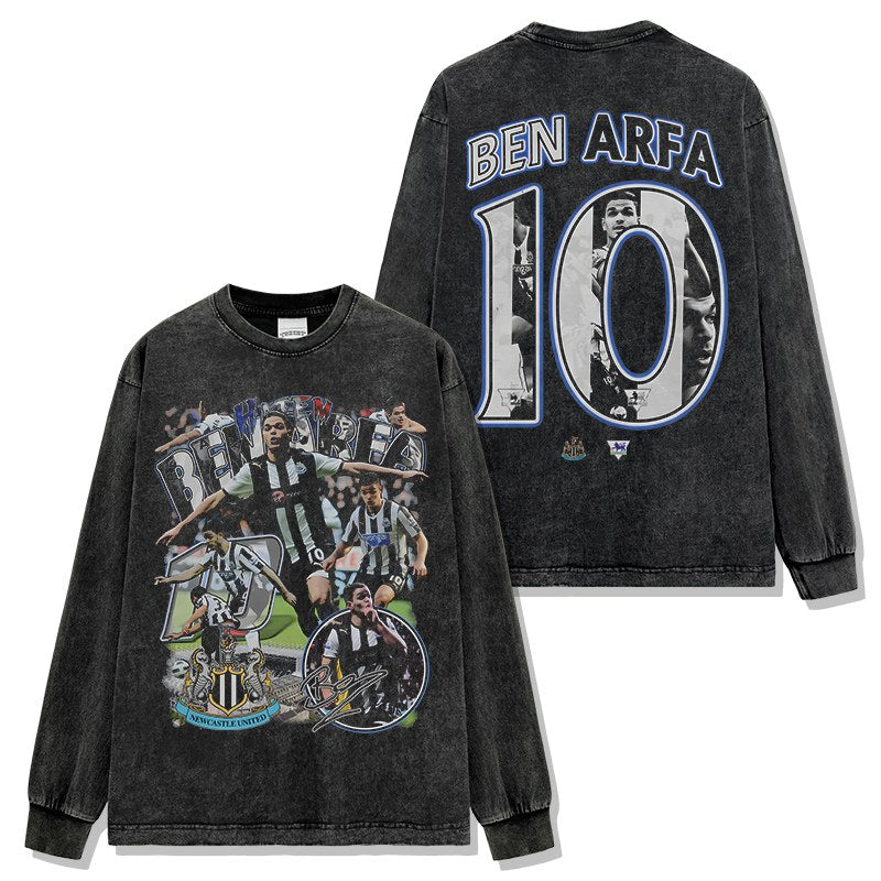 HATEM BEN ARFA LONG SLEEVE – שחור שטוף