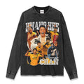 HEE CHAN HWANG LONG SLEEVE – שחור שטוף