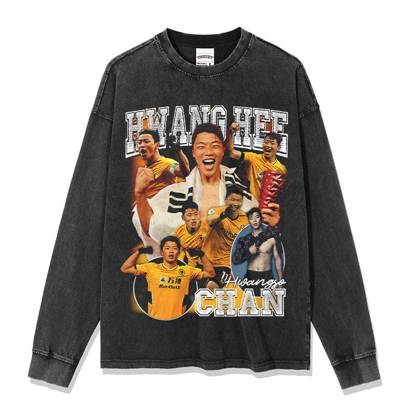 HEE CHAN HWANG LONG SLEEVE – שחור שטוף