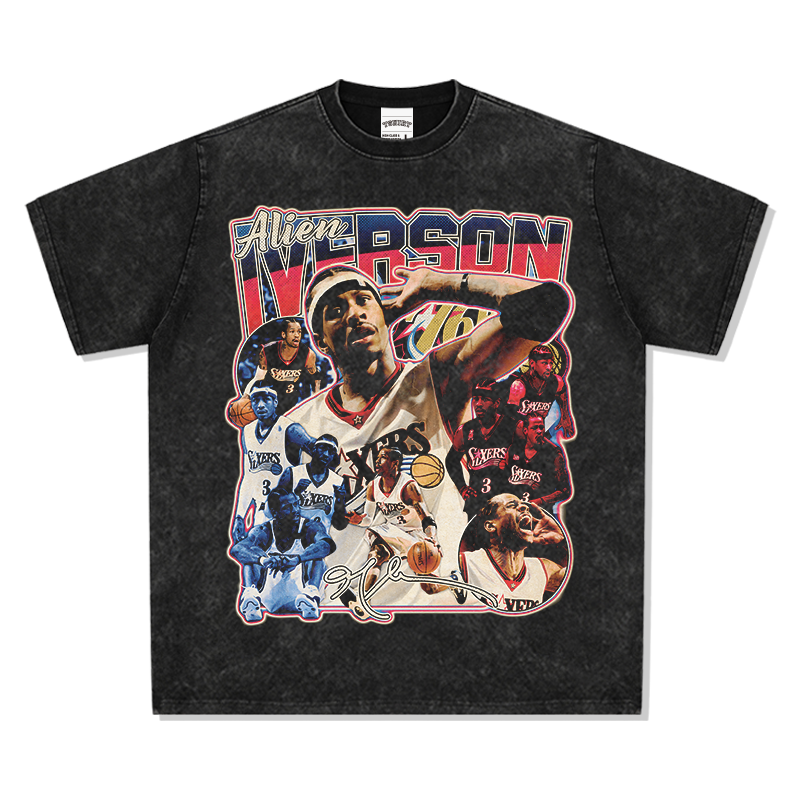 ALLEN IVERSON VINTAGE TEE · NOTHING BUT NET