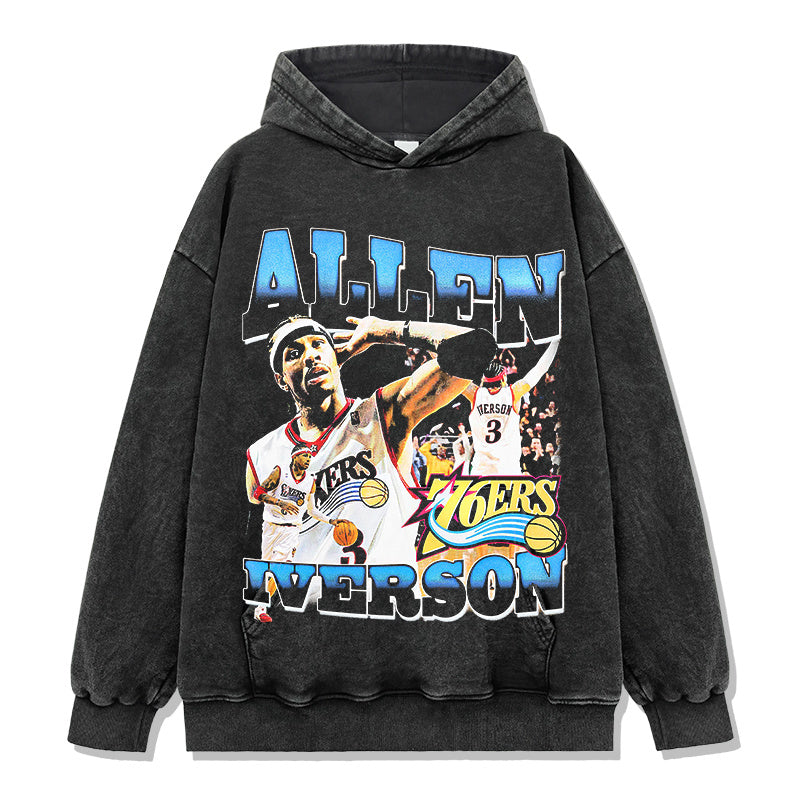 ALLEN IVERSON VINTAGE HOODIE · ALL STAR
