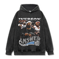 ALLEN IVERSON VINTAGE HOODIE – שחור שטוף