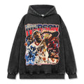 ALLEN IVERSON VINTAGE HOODIE – שחור שטוף