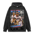 ALLEN IVERSON VINTAGE HOODIE – שחור שטוף