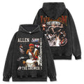 ALLEN IVERSON VINTAGE HOODIE – שחור שטוף