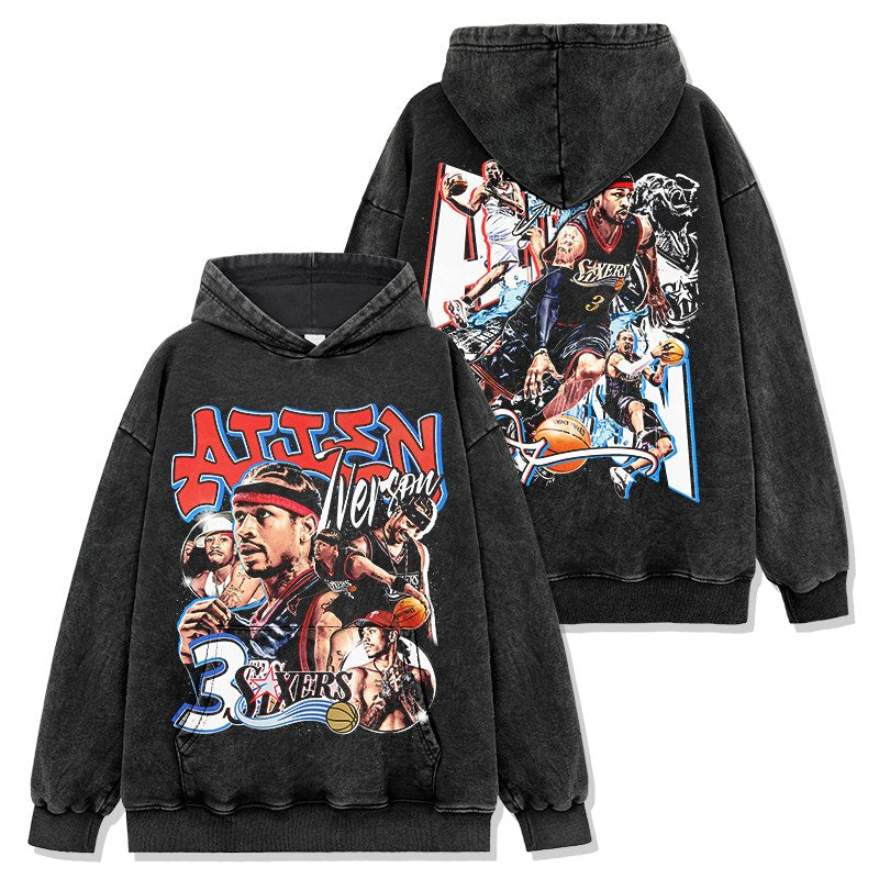 ALLEN IVERSON VINTAGE HOODIE · LEGEND