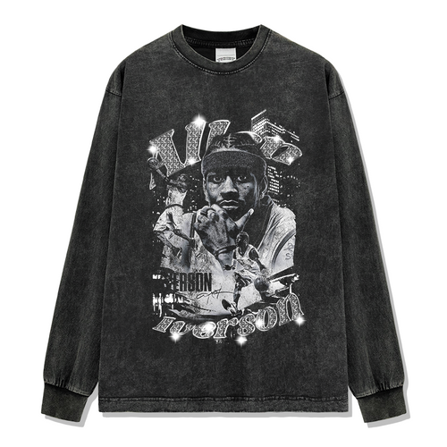 ALLEN IVERSON LONG SLEEVE – שחור שטוף