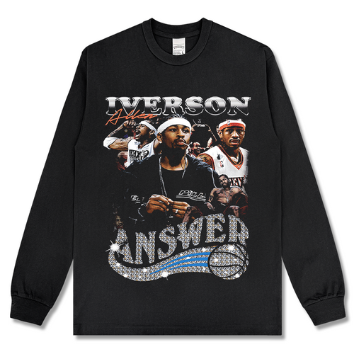 ALLEN IVERSON LONG SLEEVE – שחור