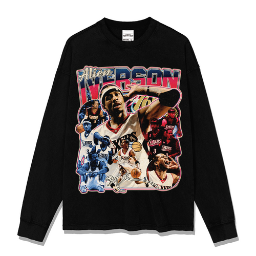ALLEN IVERSON LONG SLEEVE – שחור