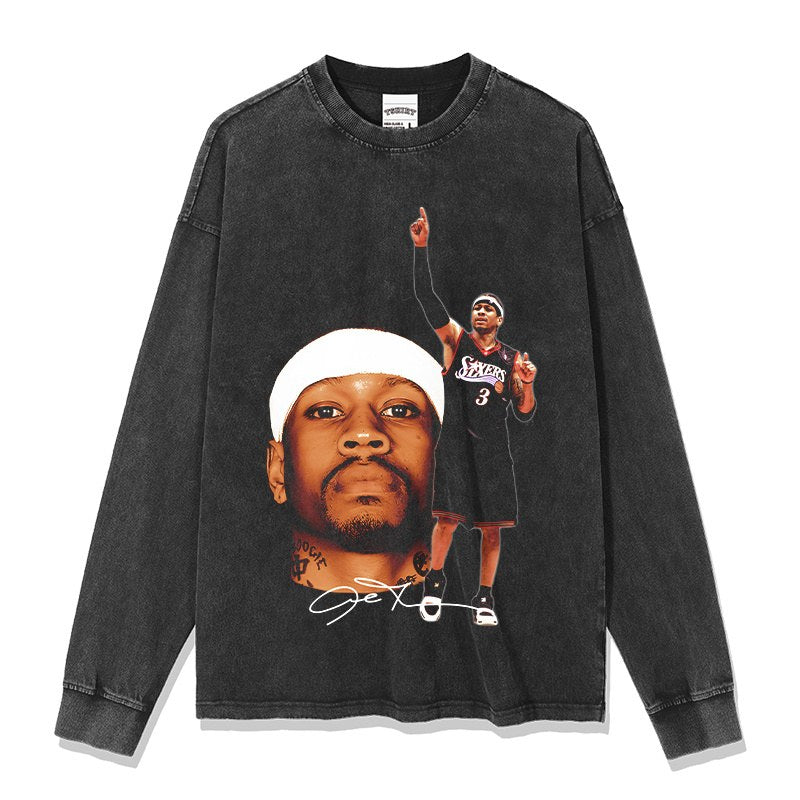 ALLEN IVERSON LONG SLEEVE · HALL OF FAME