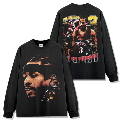 ALLEN IVERSON LONG SLEEVE – שחור