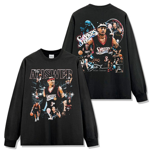 ALLEN IVERSON LONG SLEEVE – שחור