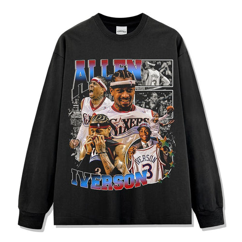 ALLEN IVERSON LONG SLEEVE – שחור