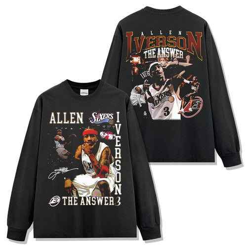 ALLEN IVERSON LONG SLEEVE – שחור