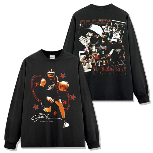 ALLEN IVERSON LONG SLEEVE – שחור
