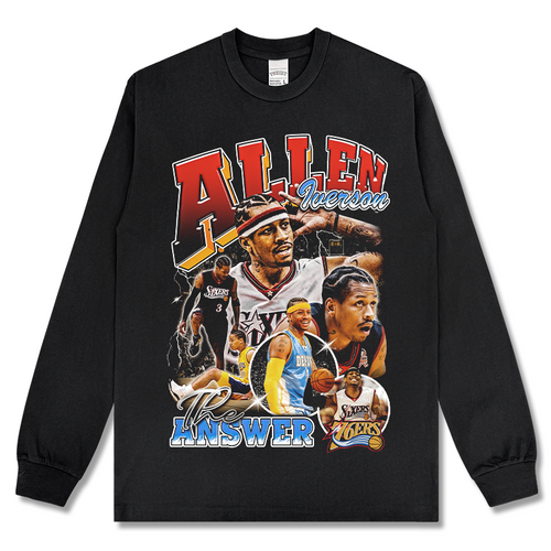 ALLEN IVERSON LONG SLEEVE – שחור