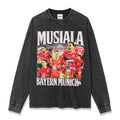 JAMAL MUSIALA LONG SLEEVE – שחור שטוף