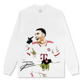 JAMAL MUSIALA LONG SLEEVE – לבן