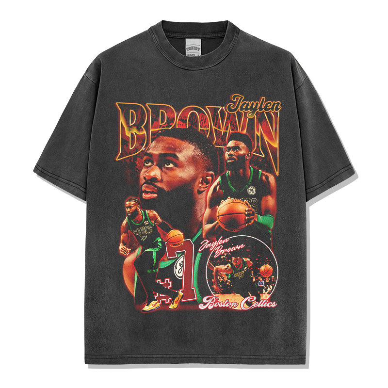 JAYLEN BROWN VINTAGE TEE · CROSSOVER