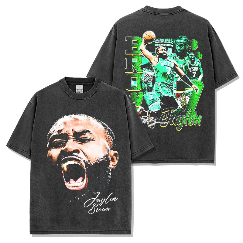 JAYLEN BROWN VINTAGE TEE · CLUTCH
