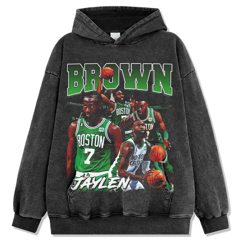 JAYLEN BROWN VINTAGE HOODIE · MVP