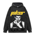 NIKOLA JOKIC VINTAGE HOODIE – שחור שטוף