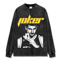 NIKOLA JOKIC LONG SLEEVE – שחור שטוף
