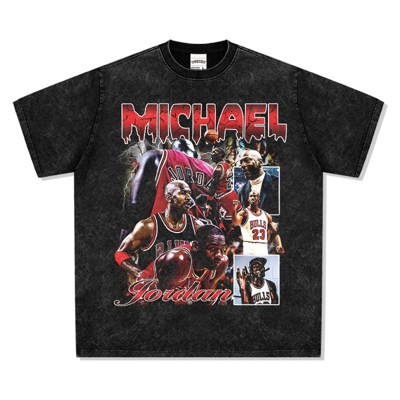 MICHAEL JORDAN VINTAGE TEE · HEAT CHECK
