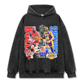 MICHAEL JORDAN VINTAGE HOODIE – שחור שטוף