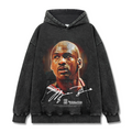 MICHAEL JORDAN VINTAGE HOODIE – שחור שטוף