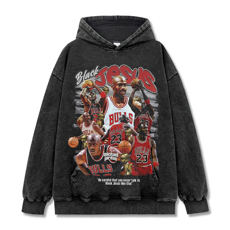 MICHAEL JORDAN VINTAGE HOODIE · COURTSIDE
