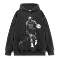 MICHAEL JORDAN VINTAGE HOODIE – שחור שטוף