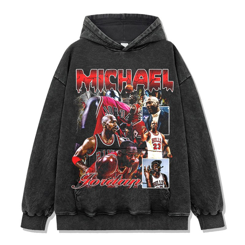 MICHAEL JORDAN VINTAGE HOODIE · HEAT CHECK