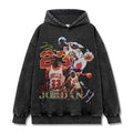 MICHAEL JORDAN VINTAGE HOODIE – שחור שטוף