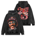 MICHAEL JORDAN VINTAGE HOODIE – שחור שטוף