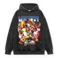 MICHAEL JORDAN VINTAGE HOODIE – שחור שטוף