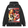 MICHAEL JORDAN VINTAGE HOODIE – שחור שטוף