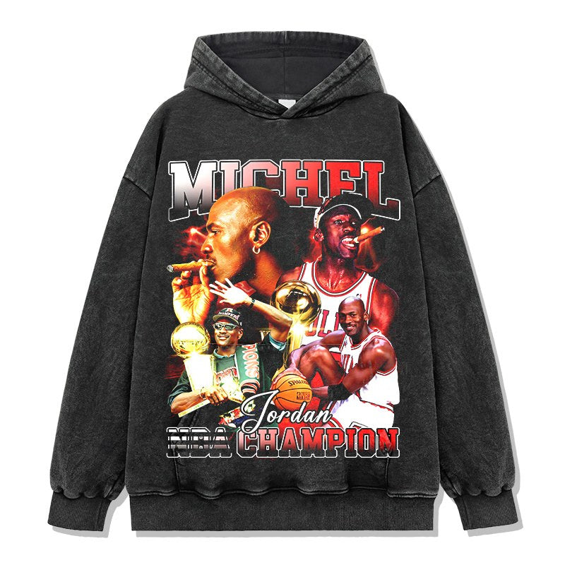 MICHAEL JORDAN VINTAGE HOODIE · ALL STAR