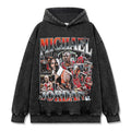 MICHAEL JORDAN VINTAGE HOODIE – שחור שטוף