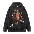 MICHAEL JORDAN VINTAGE HOODIE – שחור שטוף