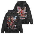 MICHAEL JORDAN VINTAGE HOODIE – שחור שטוף