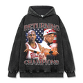 MICHAEL JORDAN VINTAGE HOODIE – שחור שטוף