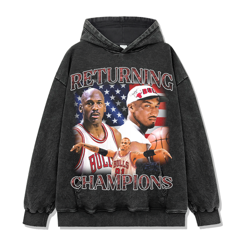 MICHAEL JORDAN VINTAGE HOODIE · RIM ROCKER